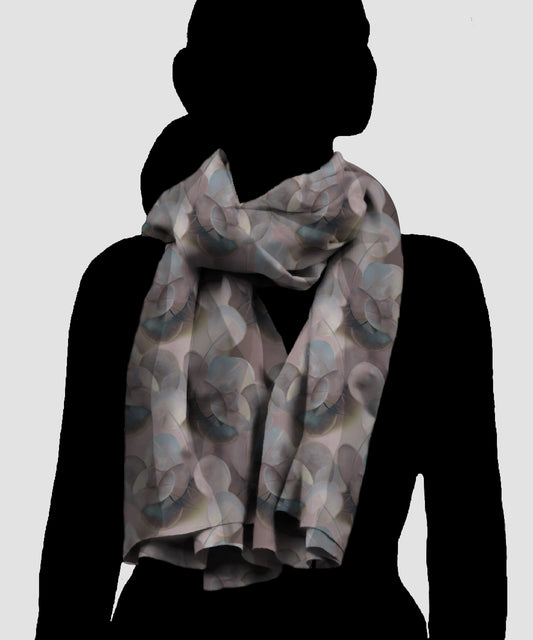 Leliebladeren - oudroze/grijs