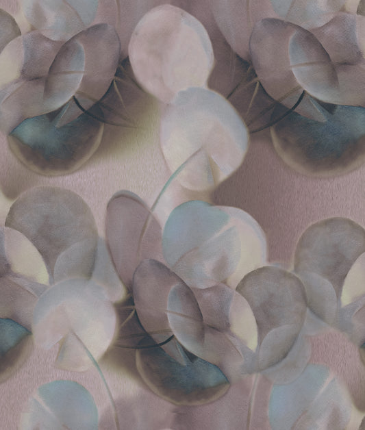 Leliebladeren - oudroze/grijs